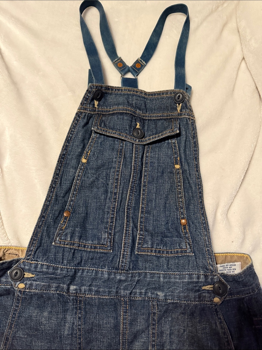 AG Adriano Goldschmied Dark Blue Denim Overalls